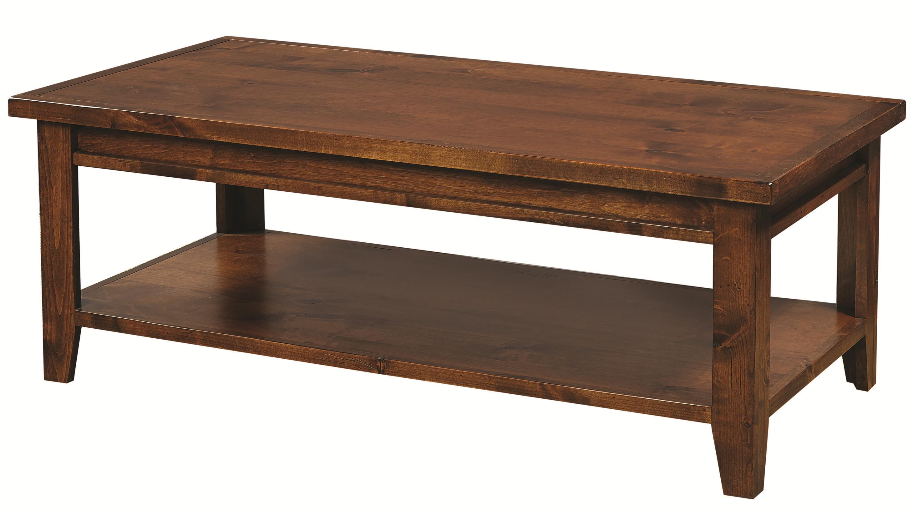 Aspenhome Alder Grove Rectangular Cocktail Table with Shelf Conlin's
